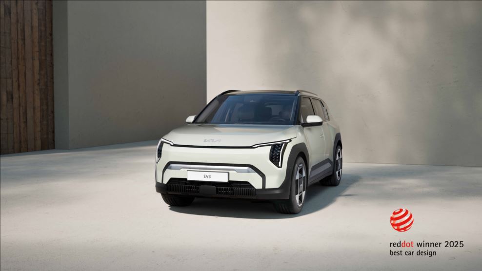 Kia EV3 vence o prêmio Red Dot 'Best of the Best'