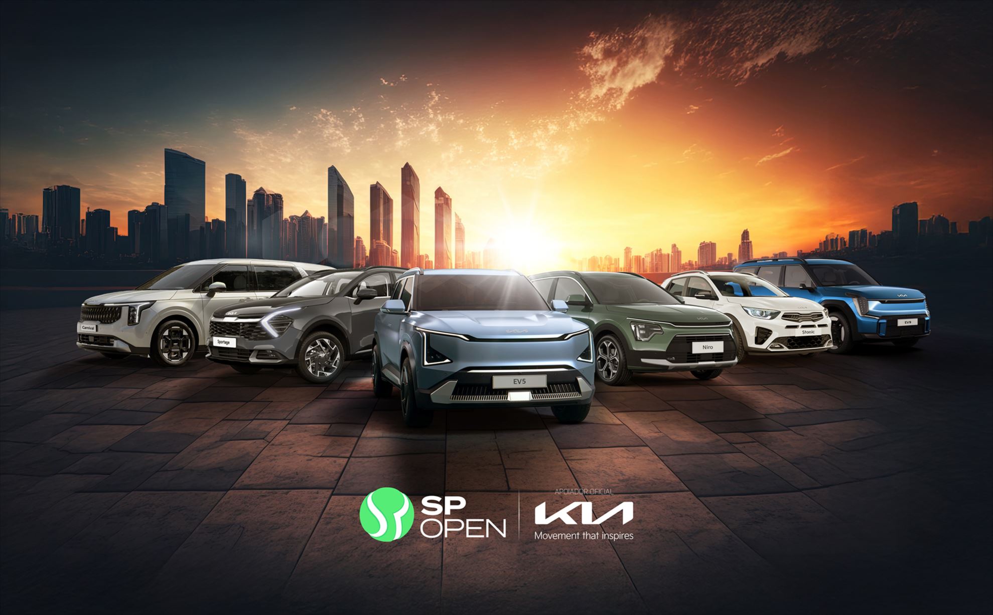 Kia incentiva o esporte e realiza o transporte oficial do SP Open 2025