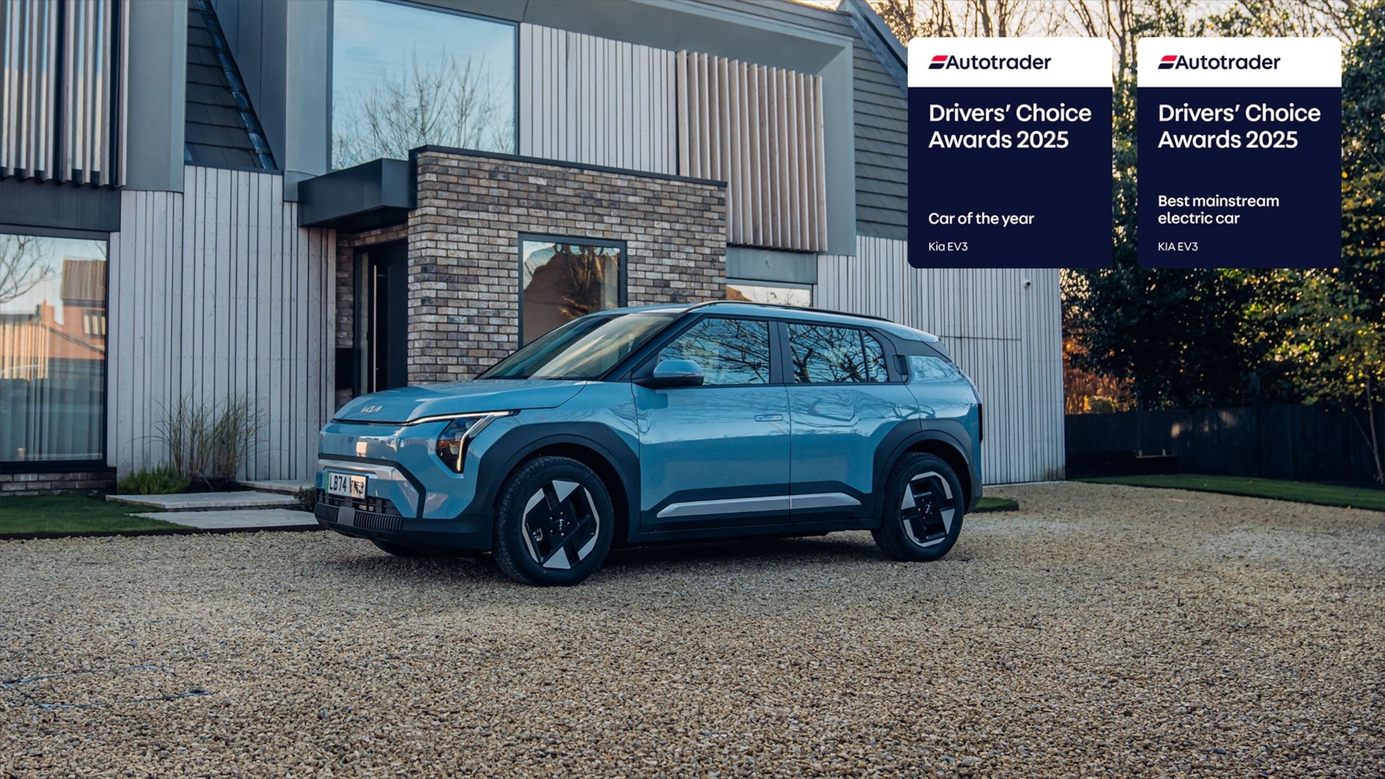 Kia EV3 é eleito “Carro do Ano” no Autotrader Awards 2025