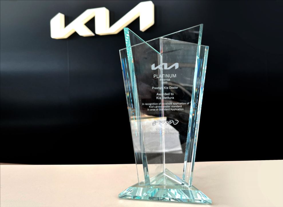 Kia Brisa e Kia Ventura conquistam título de Platinum Dealer 2023